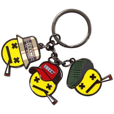 Bad Boy Chiller Crew Keychain: Emoji Charms