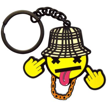 Bad Boy Chiller Crew Keychain: Disrespectful Emoji