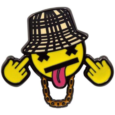 Bad Boy Chiller Crew Pin Badge: Disrespectful Emoji