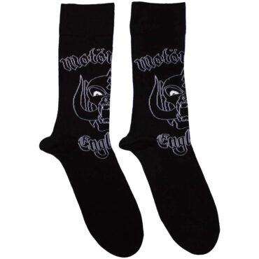 Motorhead Ankle Socks: England (Black) (UK Size 4 - 7)