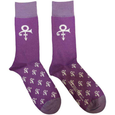 Prince Ankle Socks: Symbol (Purple) (UK Size 4 - 7)