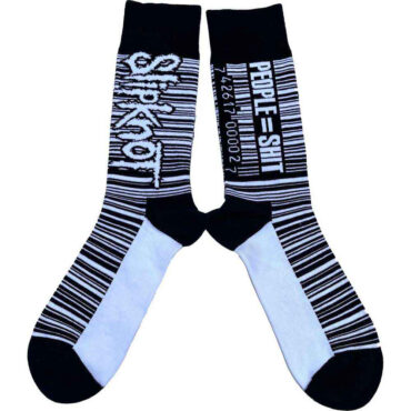 Slipknot Ankle Socks: Barcode (Black) (UK Size 4 - 7)
