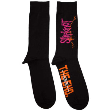 Slipknot Ankle Socks: TESF (Black) (UK Size 4 - 7)