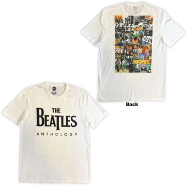 The Beatles T-Shirt: Anthology (White) (Back Print)