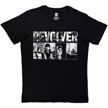 The Beatles T-Shirt: Revolver Portraits (Black)