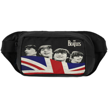 The Beatles Shoulder Bag: Let It Be Flag (Black)